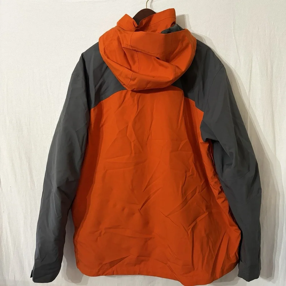 Eddie Bauer‎ Men's All-Mountain 3-In-1 Jacket Vibrant Orange WeatherEdge Plus XL